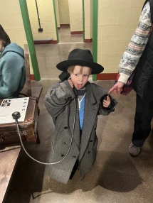 Dressing up at Bletchley Park