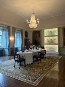 Dining room in Torre Abbey