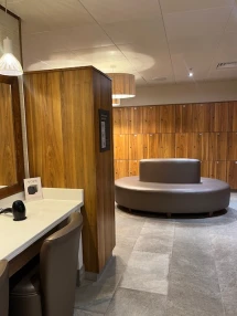 Changing rooms at Aqua Sana
