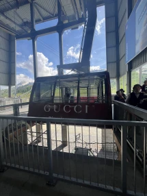 Cable car near Pontresina